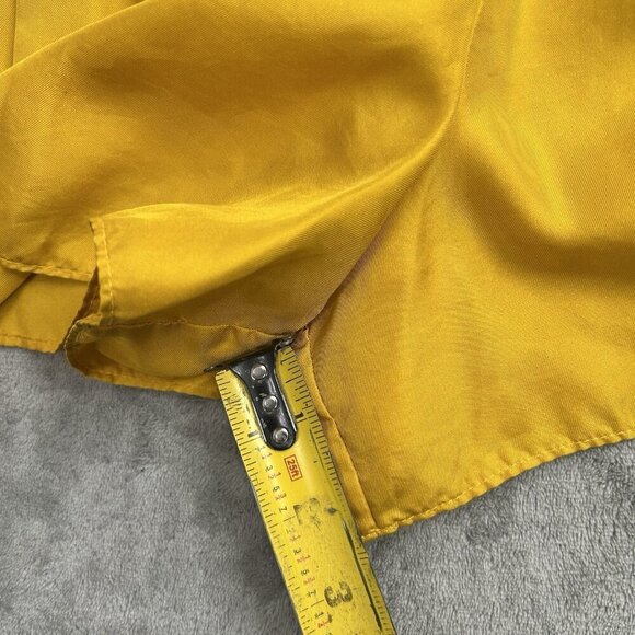 Rag & Bone Dune Romper Womens 6 Old Gold Silk Casual Spaghetti Strap V-Neck USA - Picture 5 of 12